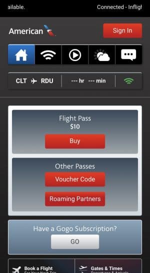 Viasat IFE screenshot 4